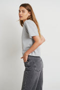 high waist jeans - Blanc cassé