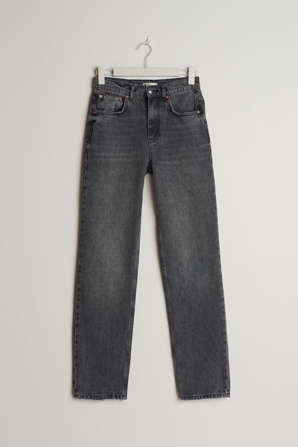 high waist jeans - Blanc cassé