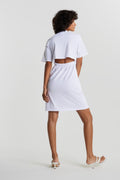 Melinda t-shirt dress - Blanc