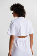 Melinda t-shirt dress - Blanc