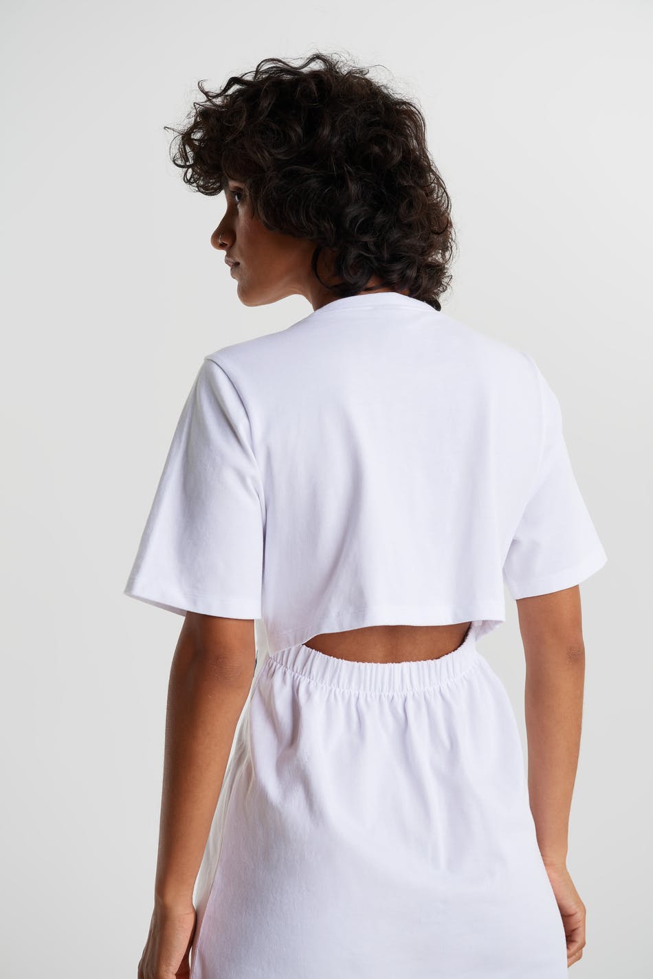 Melinda t-shirt dress - Blanc