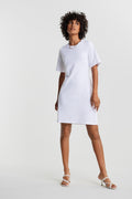 Melinda t-shirt dress - Blanc