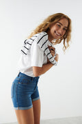 Molly denim shorts - Bleu foncé