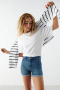 Molly denim shorts - Bleu foncé