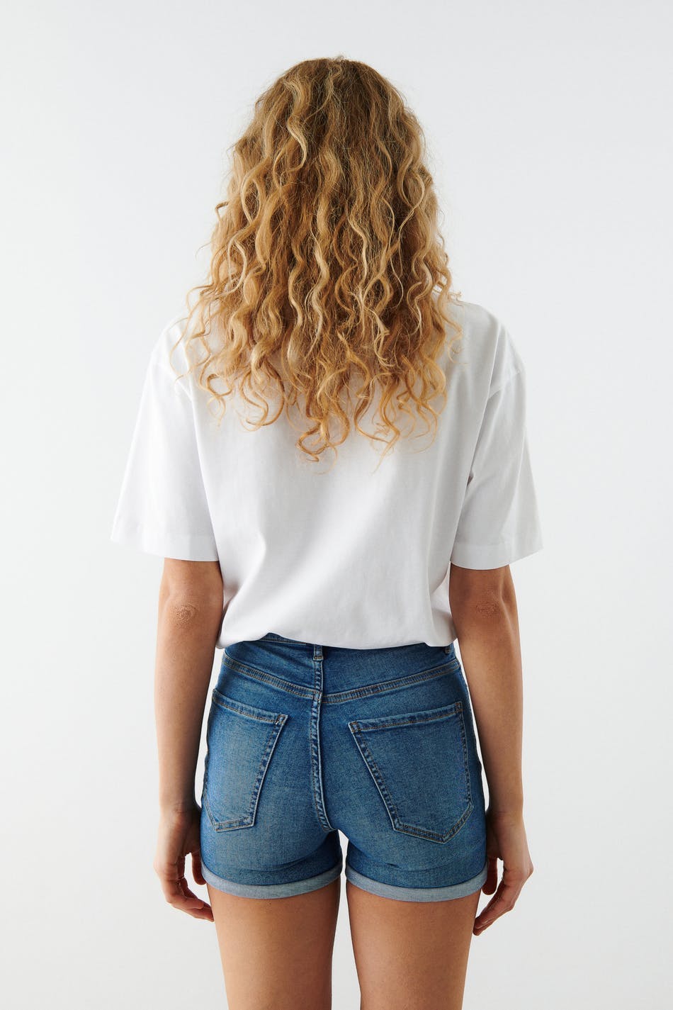Molly denim shorts - Bleu foncé