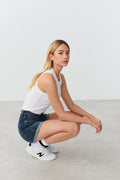Molly denim shorts - Noir