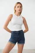 Molly denim shorts - Noir