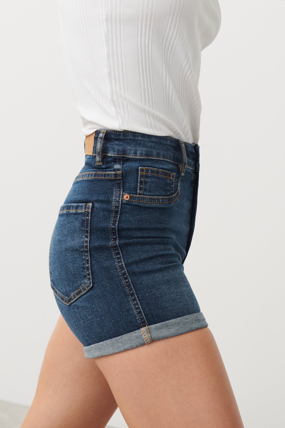 Molly denim shorts - Noir