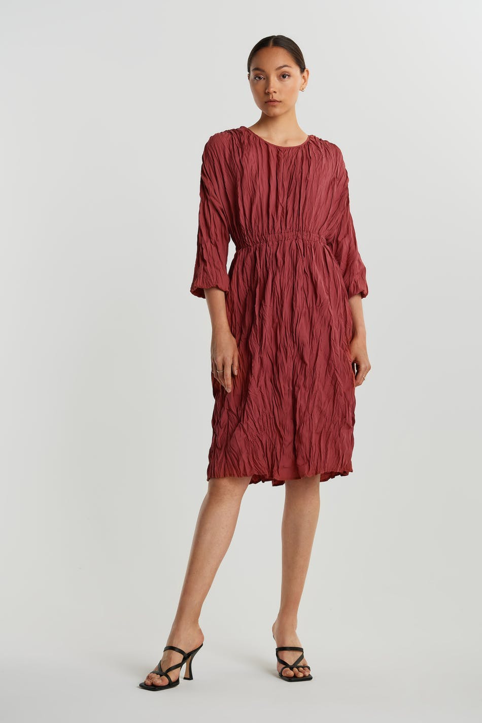Samara dress - Barn red
