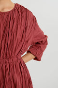 Samara dress - Barn red