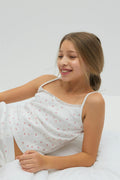 Y lace singlet - Rose clair