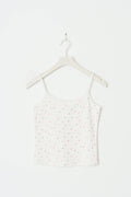 Y lace singlet - Rose clair