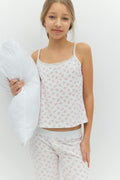 Y lace singlet - Rose clair