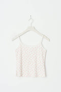 Y lace singlet - Creme