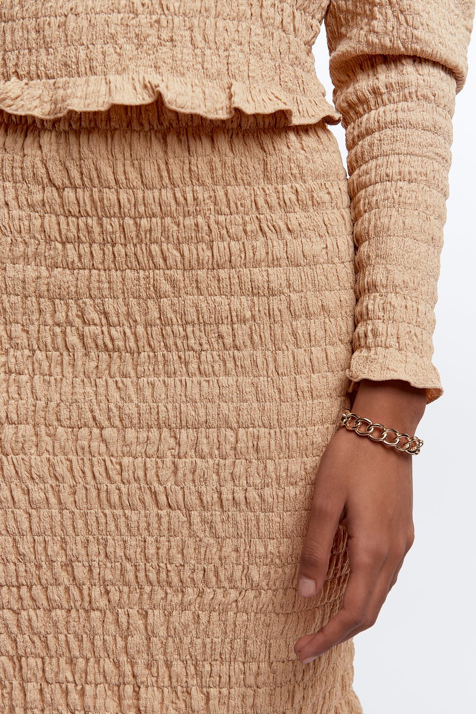 Nathalie smock skirt - Beige