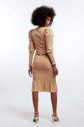 Nathalie smock skirt - Beige