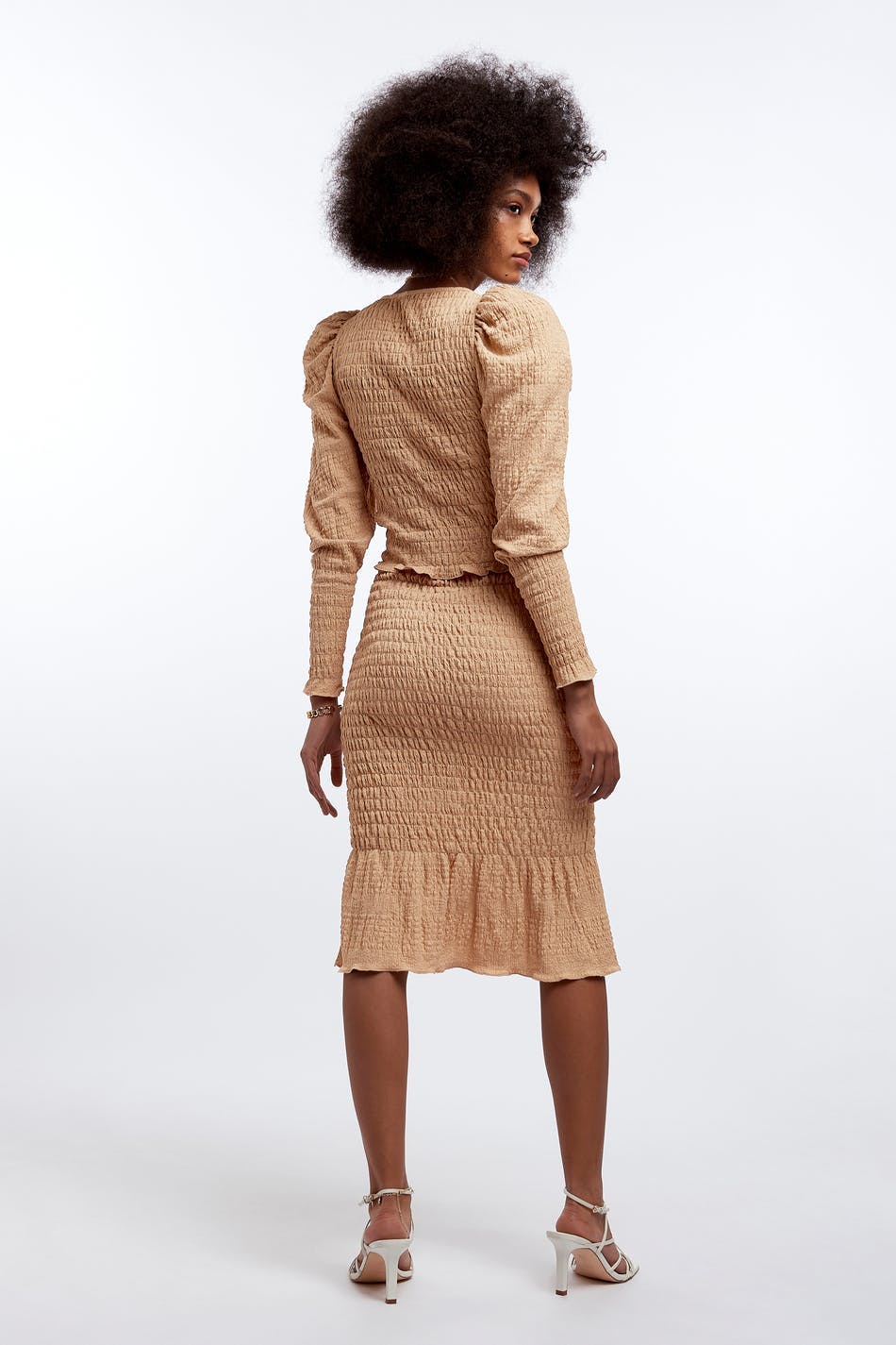 Nathalie smock skirt - Beige