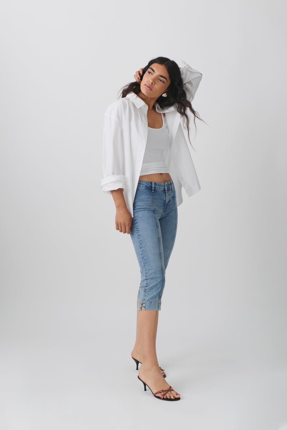 Capri jeans - Bleu