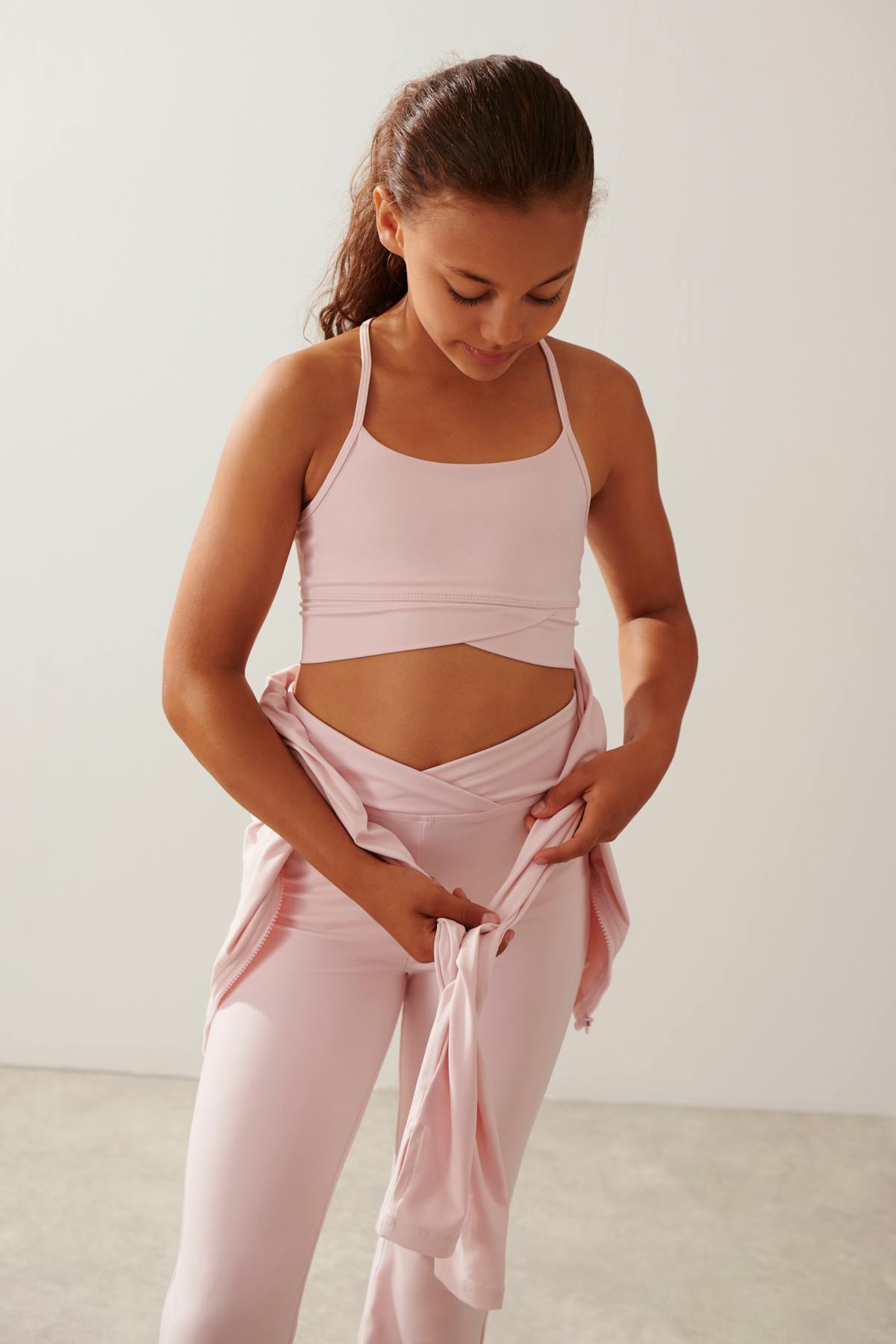 Sporty yoga top - Rose