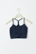 Sporty yoga top - Bleu marine