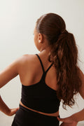 Sporty yoga top - Noir