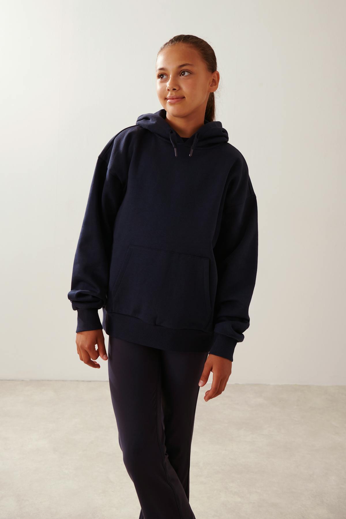 y oversized hoodie - Bleu marine