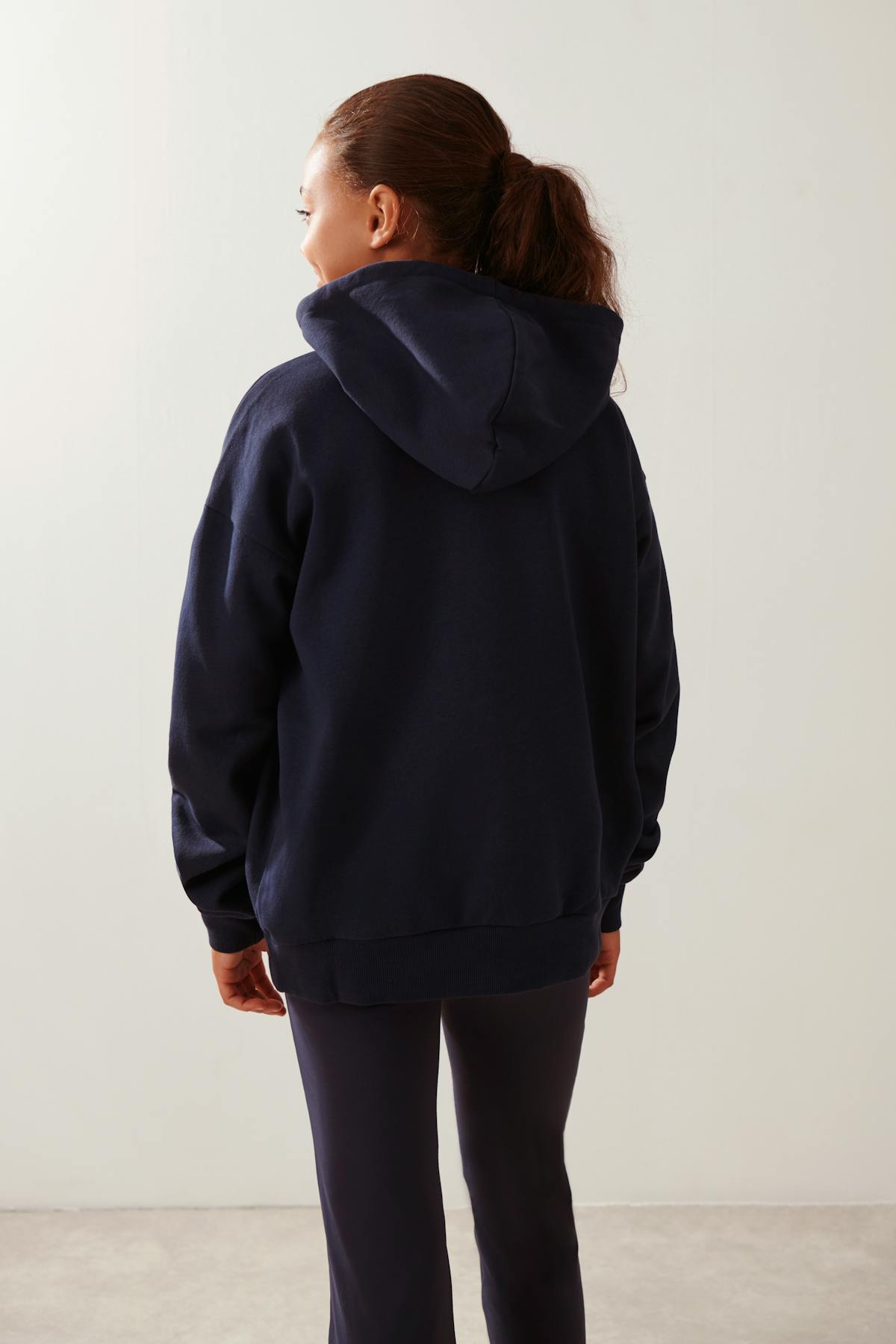y oversized hoodie - Bleu marine