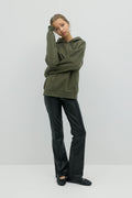 y oversized hoodie - Olive green