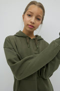 y oversized hoodie - Olive green