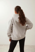 y oversized hoodie - Lt grey melange