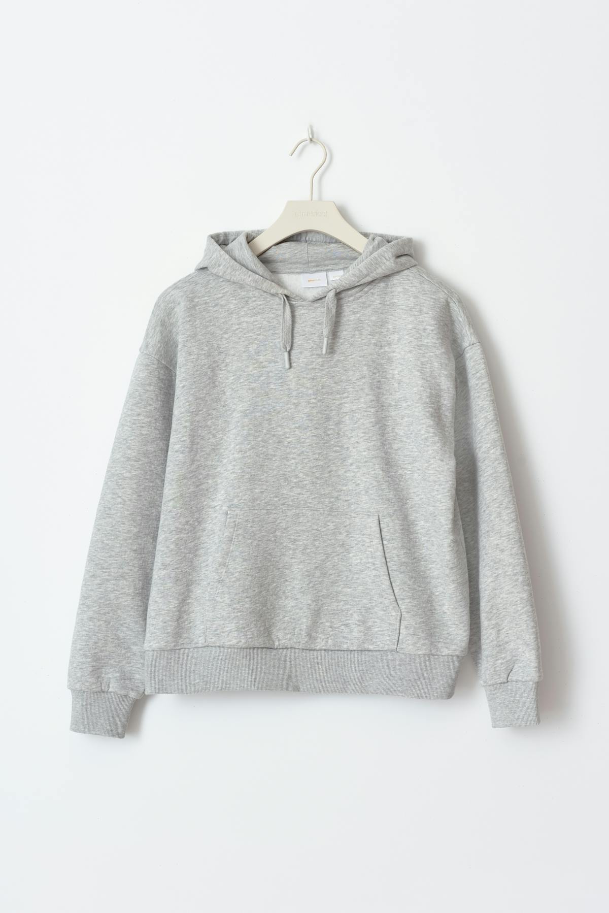 y oversized hoodie - Lt grey melange