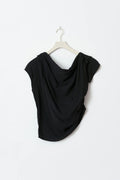 Draped top - Noir