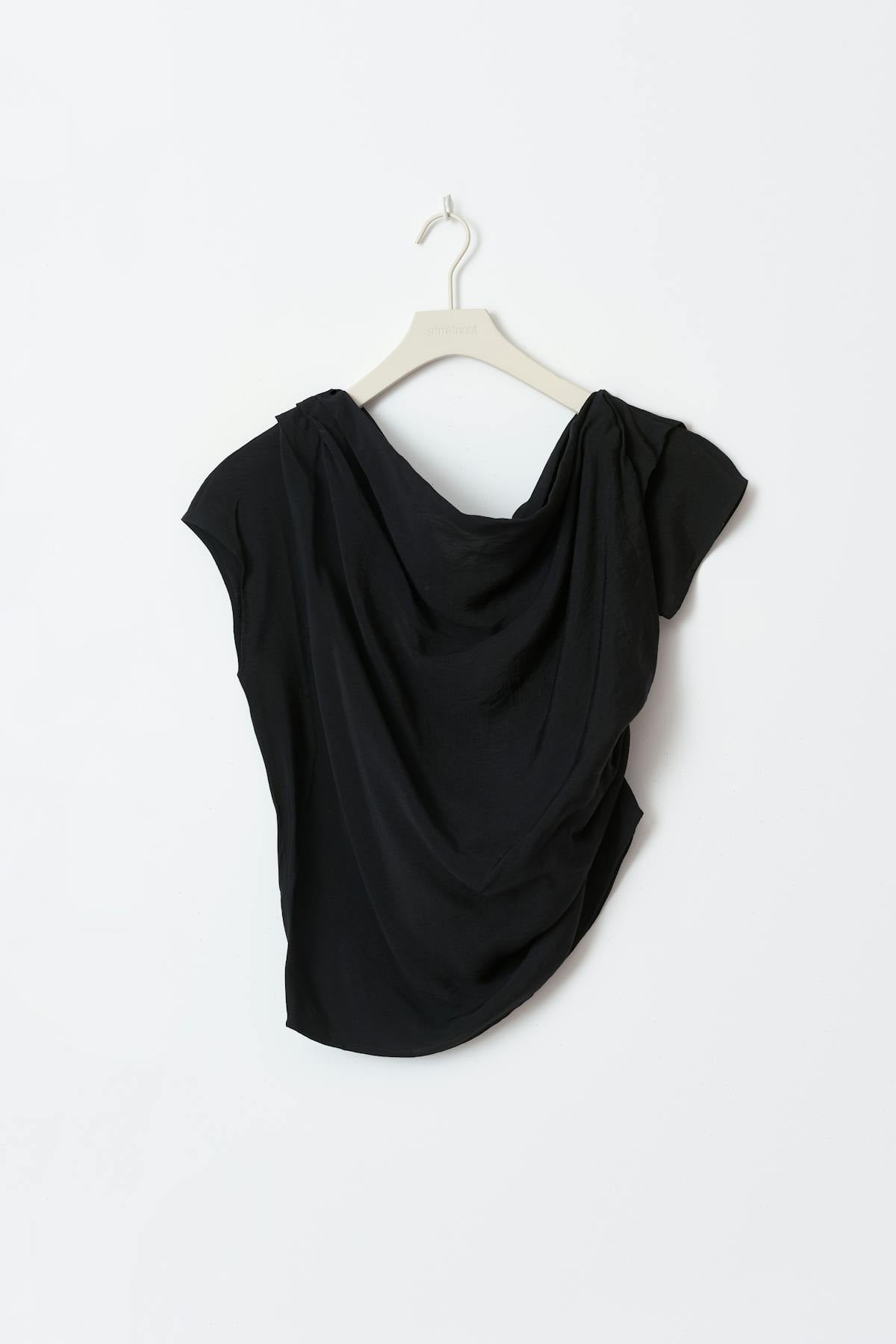 Draped top - Noir