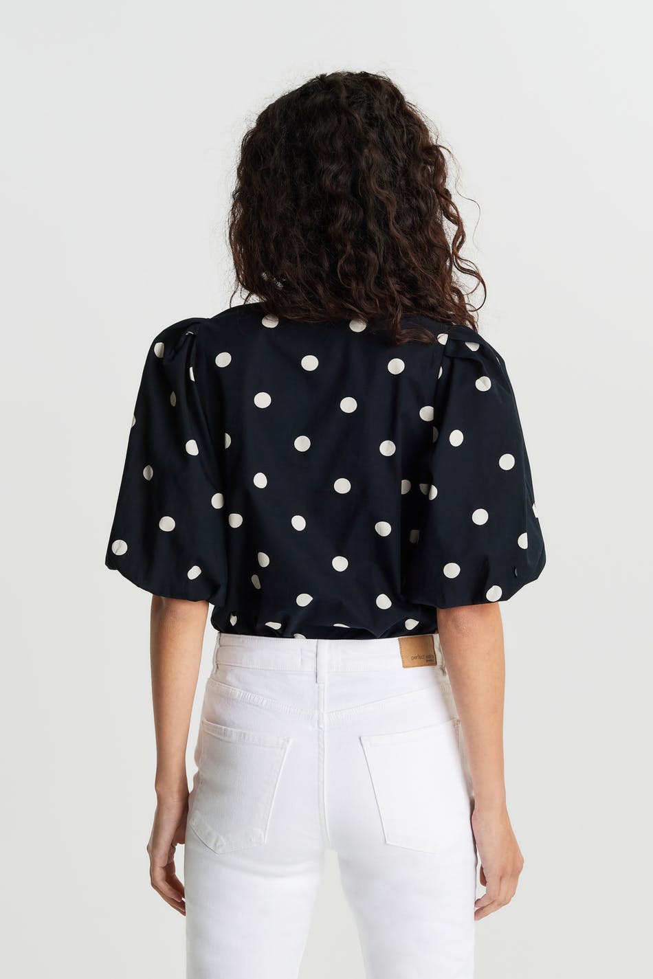 Elina blouse - Black/white dot