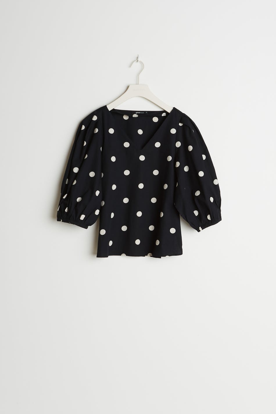 Elina blouse - Black/white dot