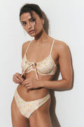 High bikini thong - Noir