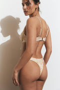 High bikini thong - Noir