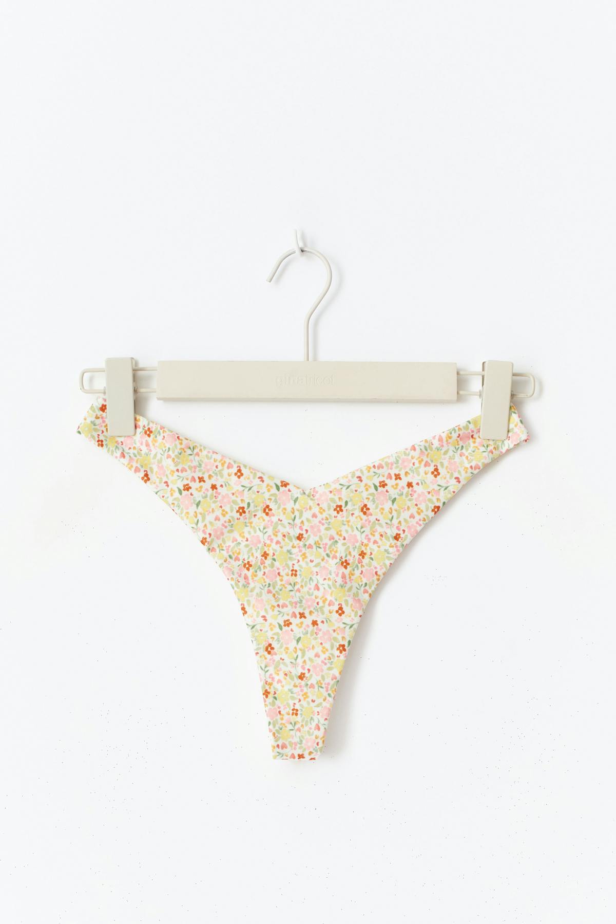 High bikini thong - Noir