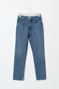Slim straight jeans - Bleu foncé