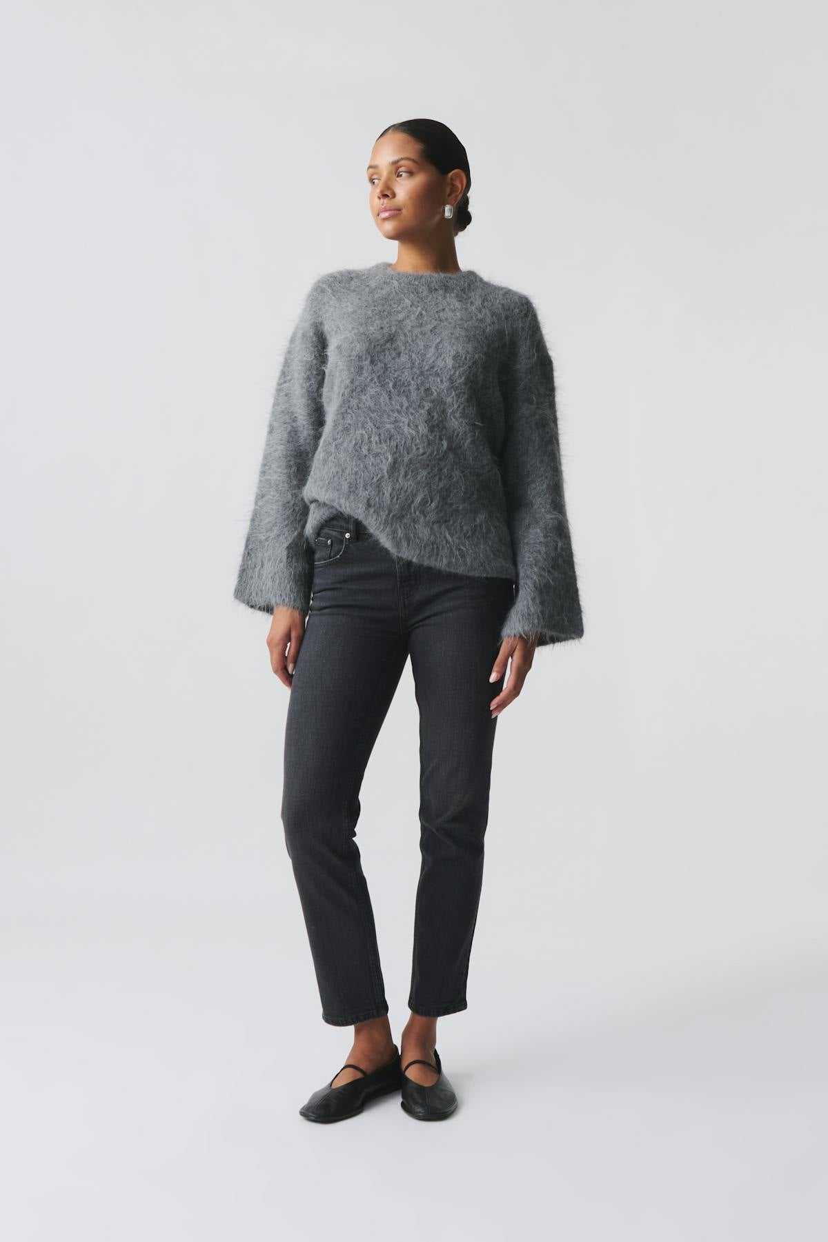 Slim straight jeans - Bleu foncé