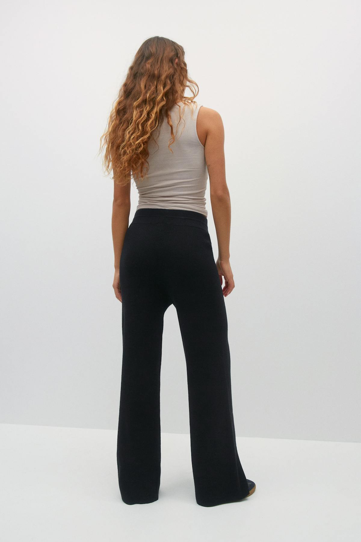 Knitted trousers - Noir