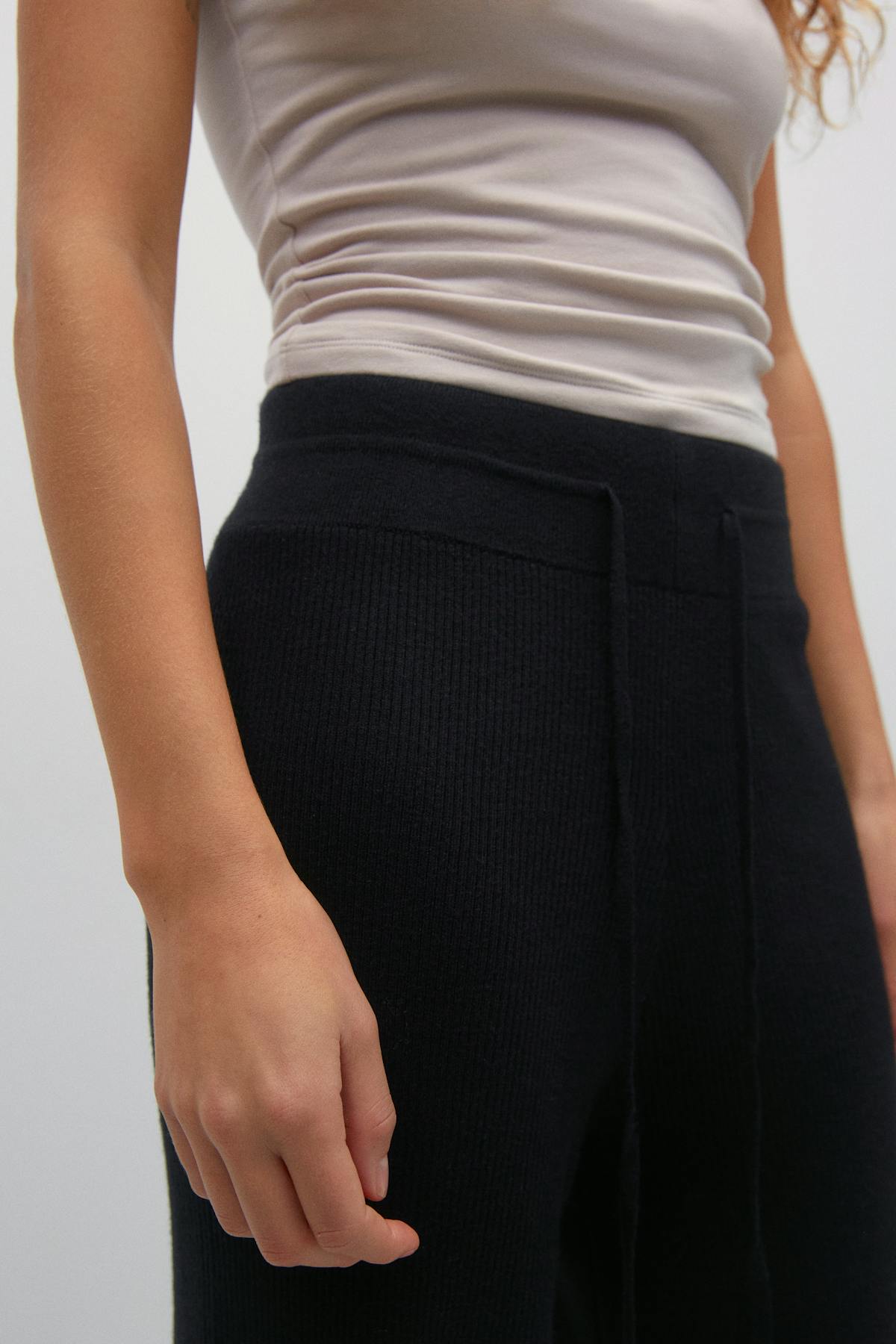 Knitted trousers - Noir