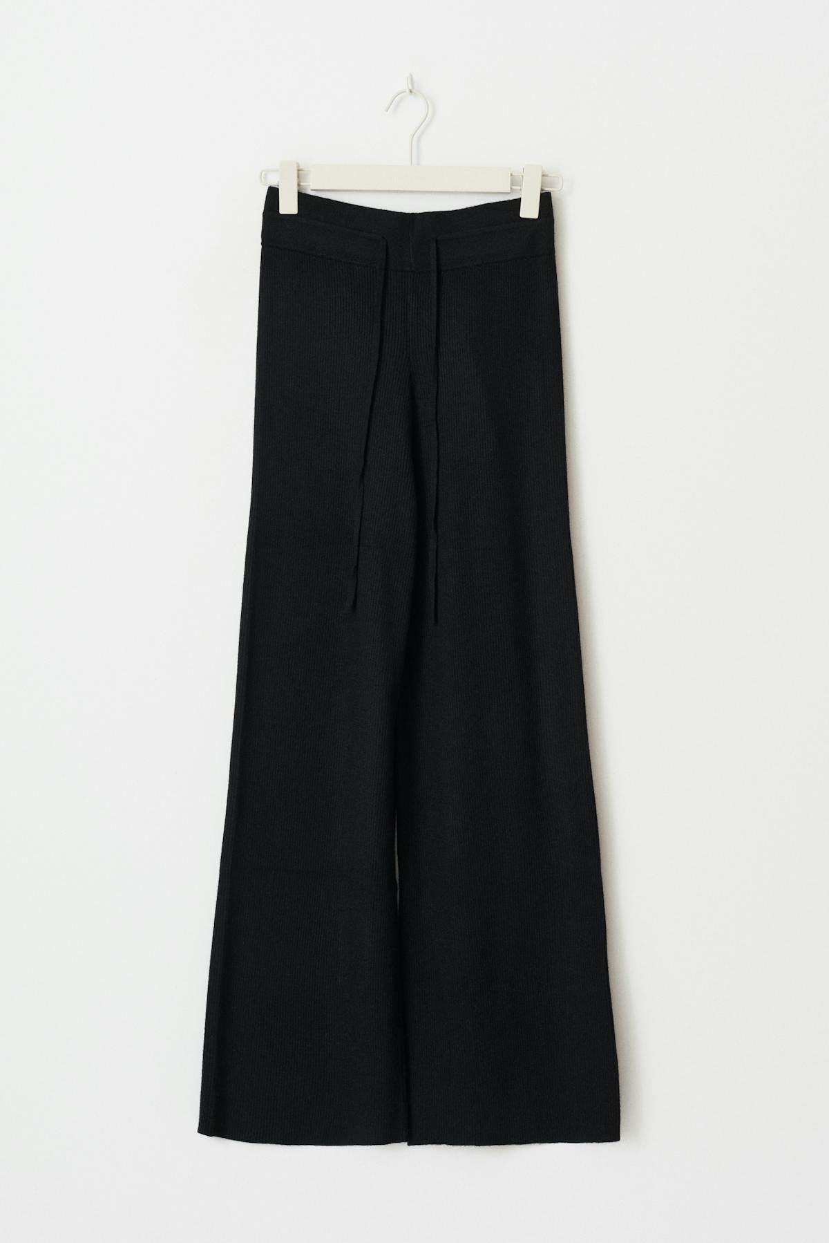 Knitted trousers - Noir