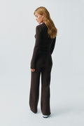 Knitted rib trousers - Java