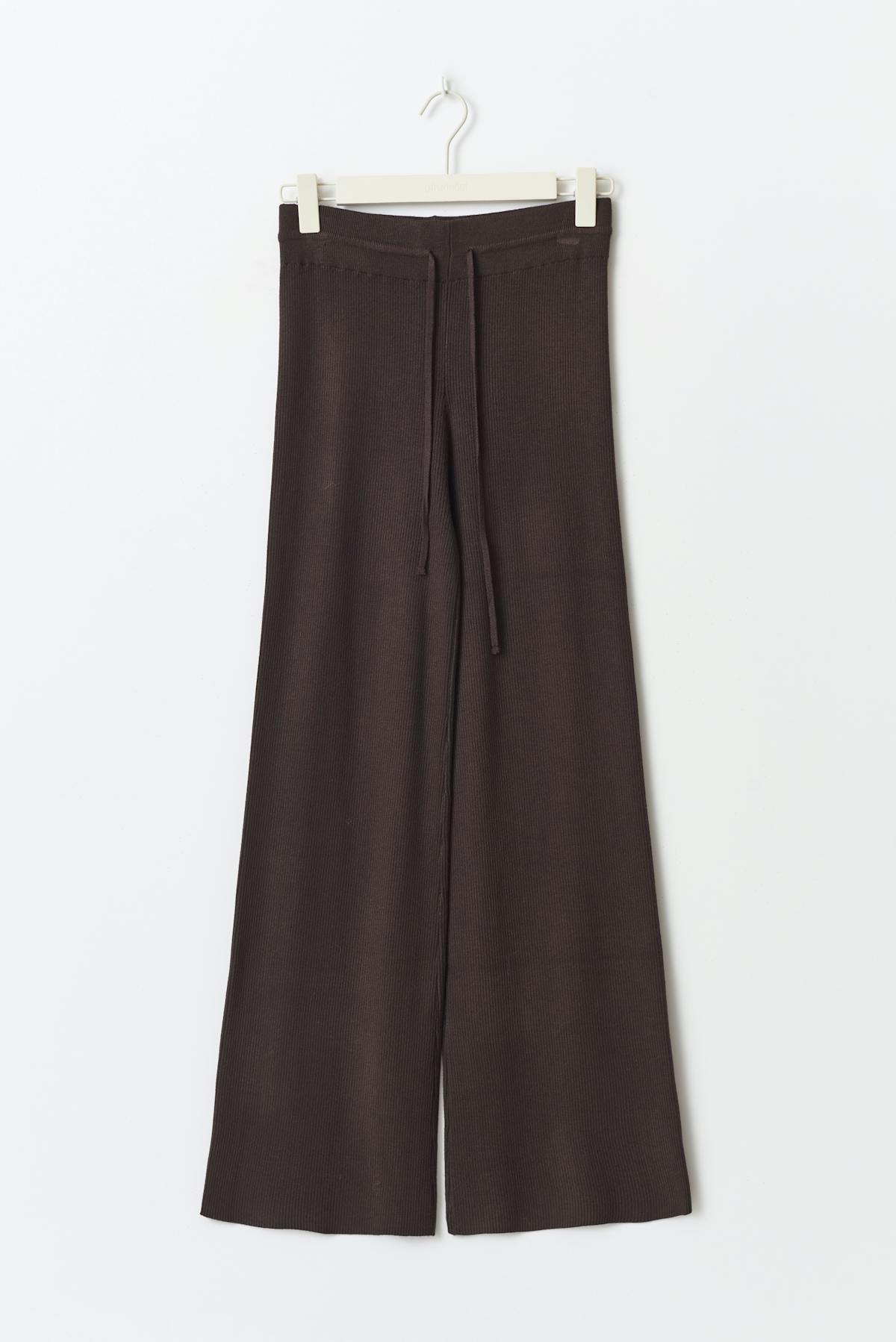 Knitted rib trousers - Java