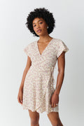 Wrap dress - Berry ditsy
