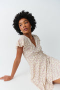 Wrap dress - Berry ditsy