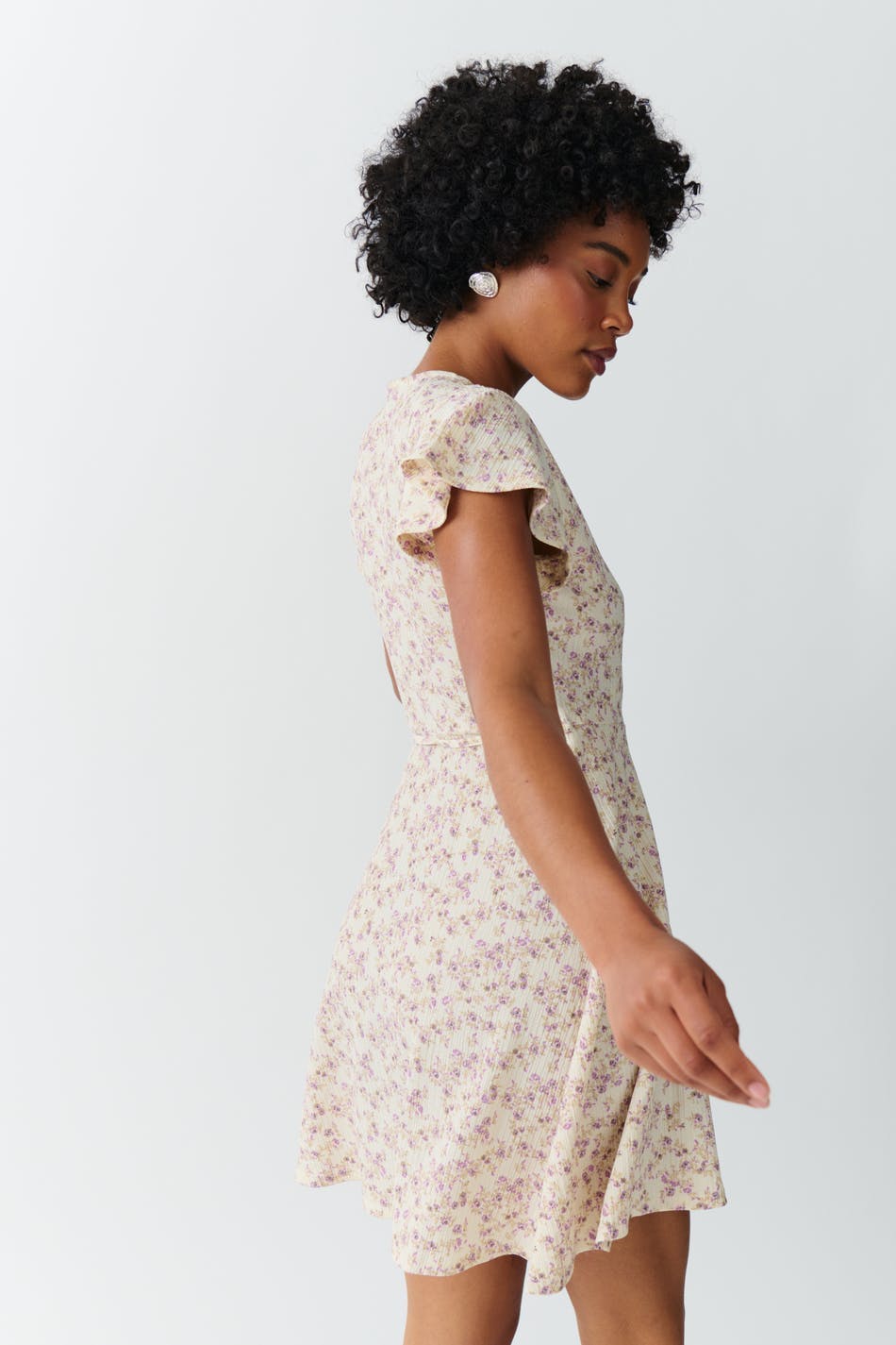 Wrap dress - Berry ditsy