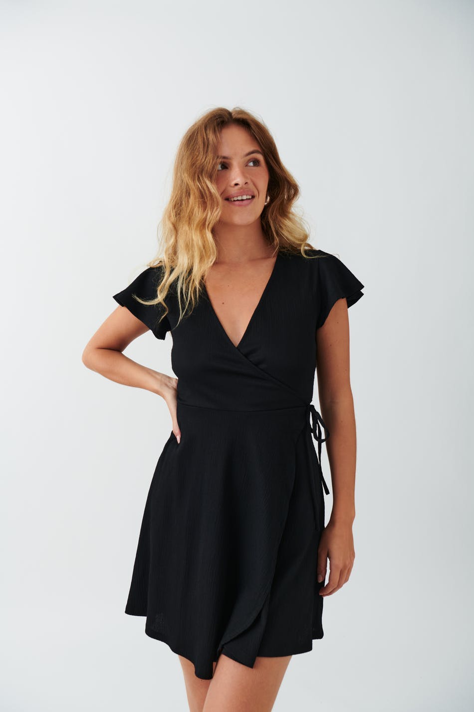 Wrap dress - Noir
