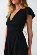 Wrap dress - Noir